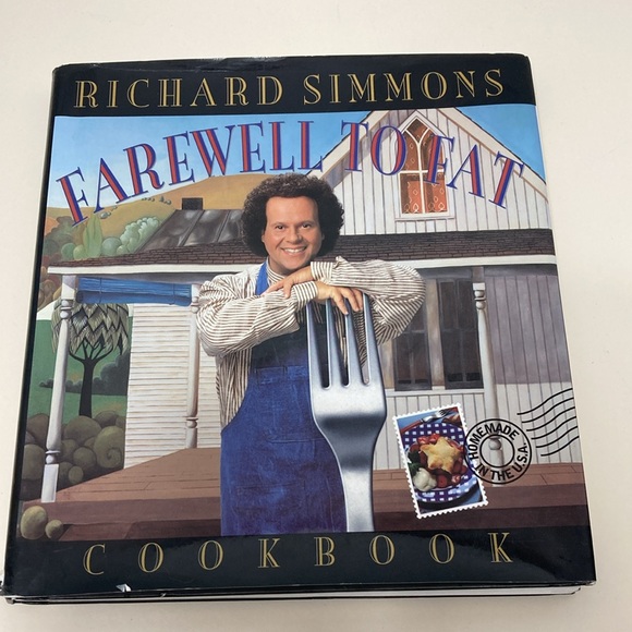 Richard Simmons Farewell To Fat Book and Dial A Meal Cook Book Lot of 2 Vintage - Picture 2 of 16